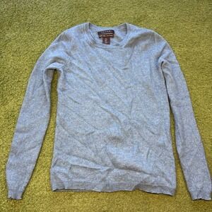 Tahari Pure‎ Luxe Cashmere Sweater Crew Neck Teal Small